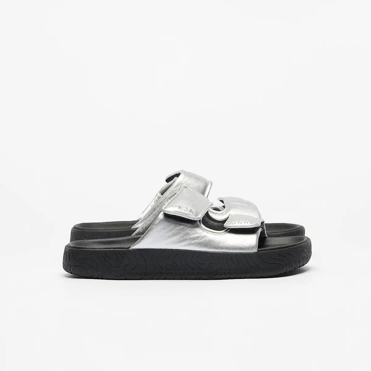 ETNA BOLD LEATHER SILVER