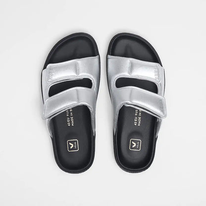 ETNA BOLD LEATHER SILVER
