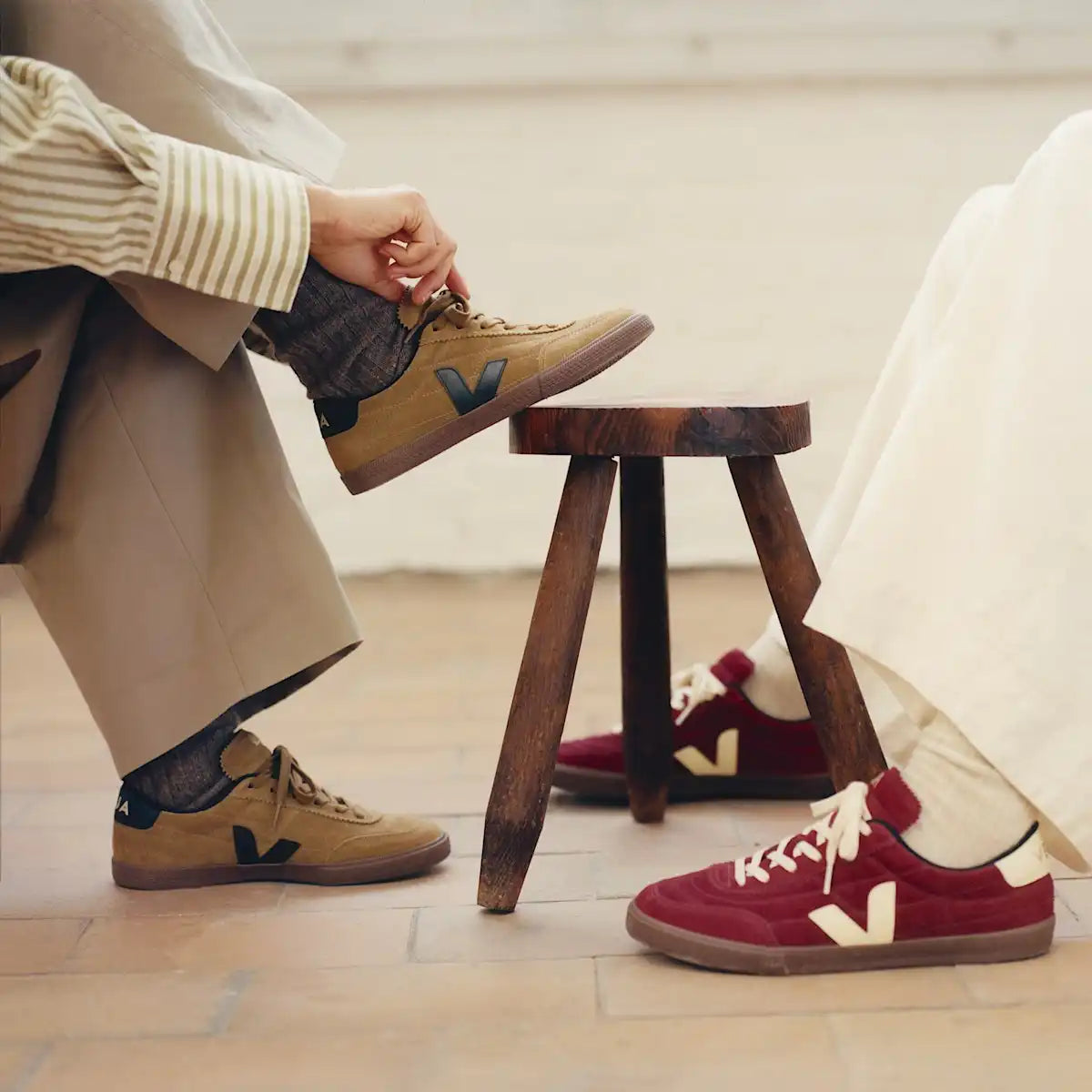 PANENKA SUEDE GRENAT SUN BARK