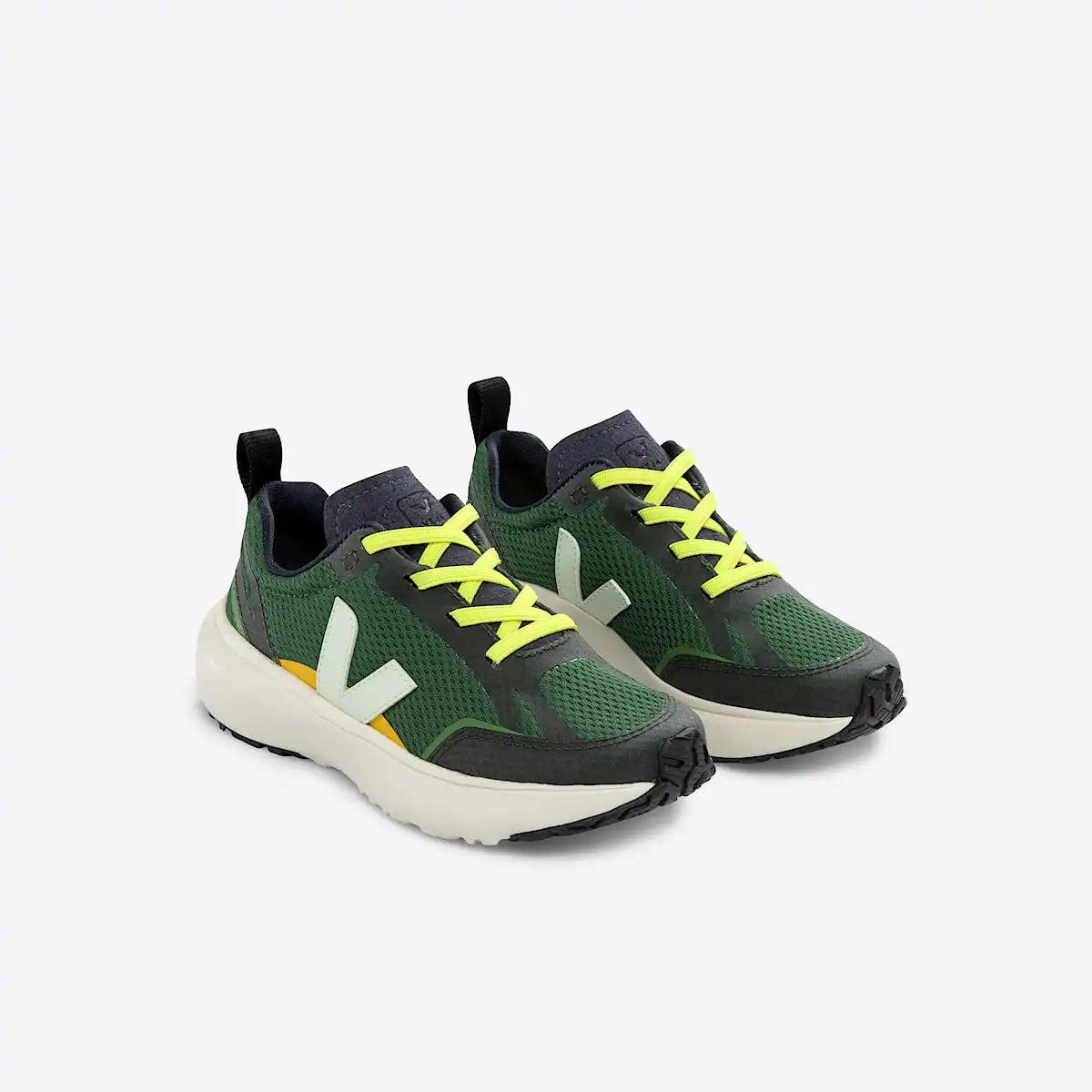 CANARY ELASTIC LACES ALVEOMESH POKER JADE