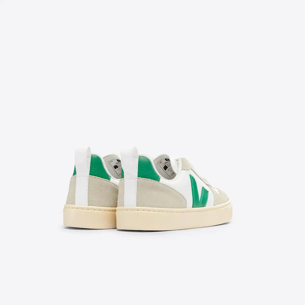 V-10 LEATHER WHITE EMERAUDE ALMOND