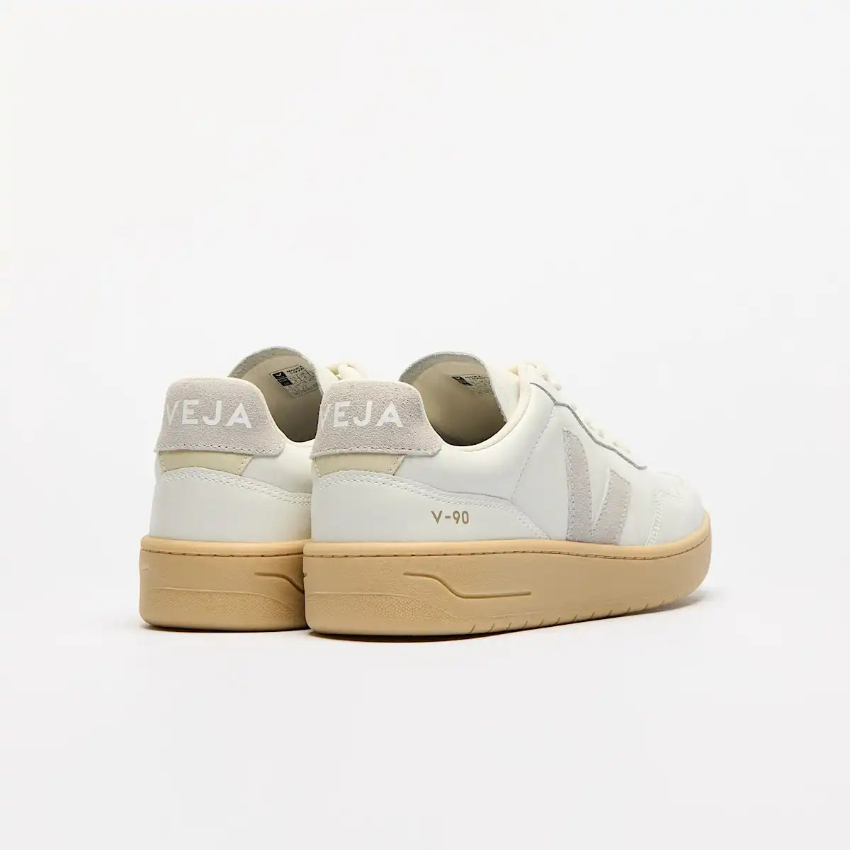 V-90 LEATHER WHITE LIGHT GREY NATURAL