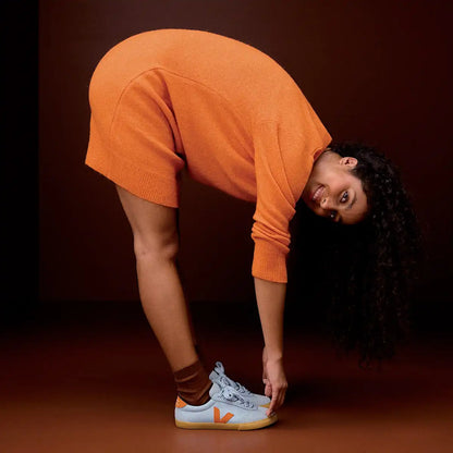 VOLLEY LEATHER VEJA X MAKE MY LEMONADE STEEL PUMPKIN