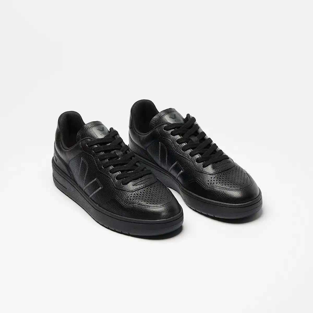 V-90 GRAINED OILED LEATHER FULL BLACK